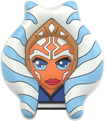 Miniatura 5 de PopSockets Agarre para teléfono con soporte expandible, agarre adhesivo, Star Wars PopOut - PopOut Ahsoka