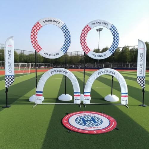 【 Scenari multiuso 】: Questo set di allenamento per corse RC FPV si adatta facilmente a allenamenti in solitaria, gare multigiocatore, percorsi di abilità o sfide di velocità. Adatto per uso interno ed esterno in luoghi come case, scuole, uffici, luoghi di lavoro o cortili.