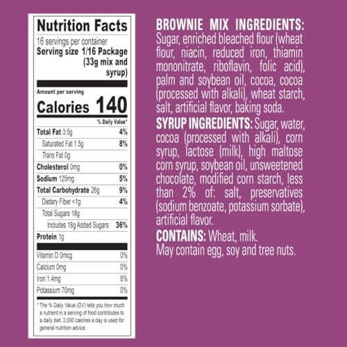 Image of Ghirardelli Chocolate Supreme Premium Brownie Mix, Includes Chocolate Syrup, 18.75 oz Box