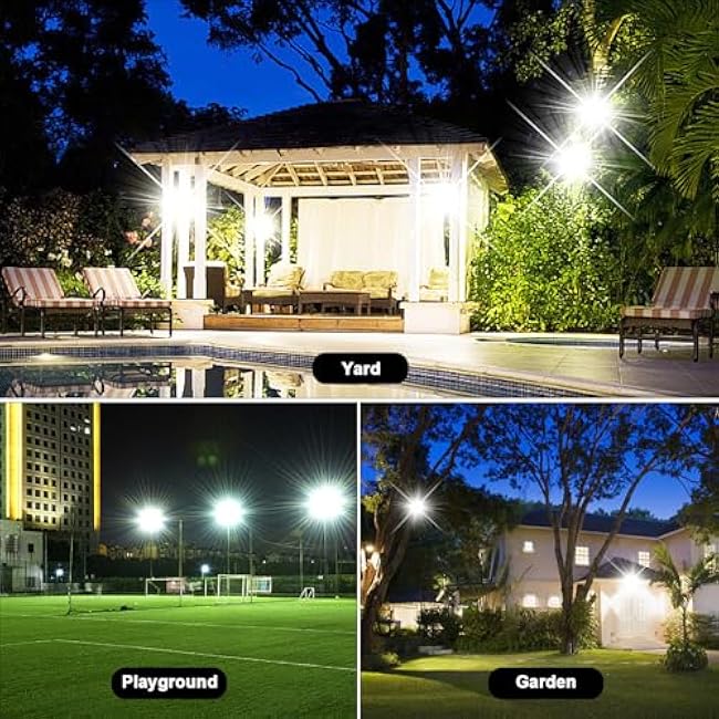 LED Flood Light 60W 5000K Daylight White Flood Lights Exterior Floodlight Outside Security Light