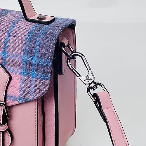 Image of Islander The Calton Satchel - Ladies Satchel With HARRIS TWEED - Small and Medium