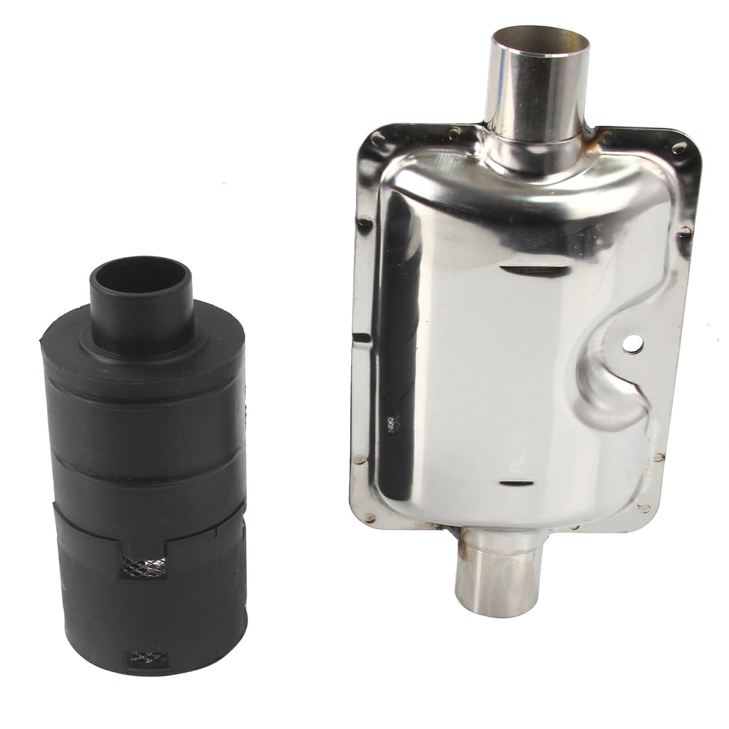 IMJ-Global Riscaldatore d’Aria Stufa Portatile | a Diesel Gasolio | 12V/230V | Potenza 8 kW | 15x39x18 cm | con Telecomando | per Roulotte Auto Garage Magazzini Abitazioni