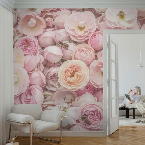 Papier peint décoratif fleurs grand format 416x254 pose murale - 4