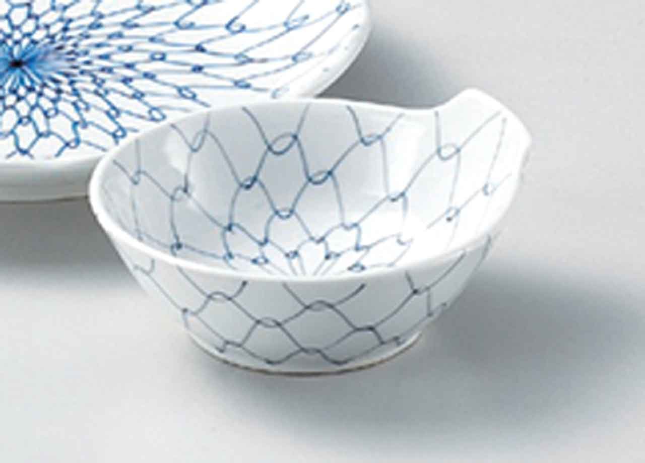 Amazon.co.jp: 青白磁 網 12.7cm とんすい10点セット 白 磁器 : ホーム
