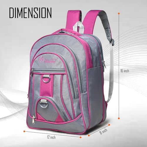 Image of 35L Pink Laptop Bag Backpack for menंWomen Boys and Girls Luggage Travel Bags with 17.3 inches And School Bag Laptop Compartment