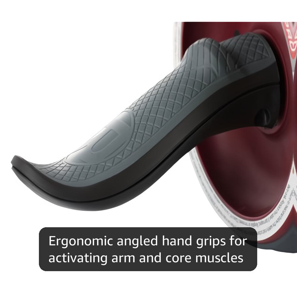 Perfect Fitness Ab Carver Roller Wheel With Built In Spring Resistance, At Home Core Workout Equipment