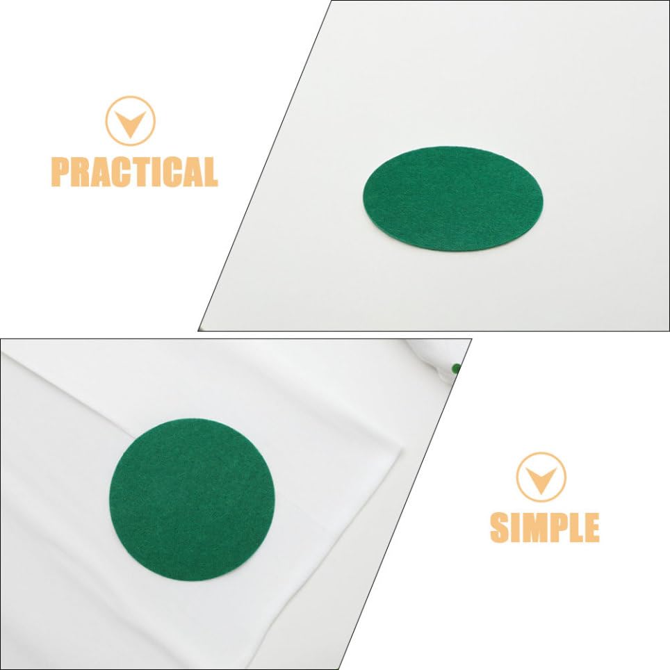SUPVOX 10pezzi Dischi Da Hockey in Feltro Resistente Di Cuscinetti Autoadesivi Accessori Per Gioco Da Hockey Da Tavolo Protezioni Di Ricambio Per Spingitori Per Feste in Famiglia e Intrat