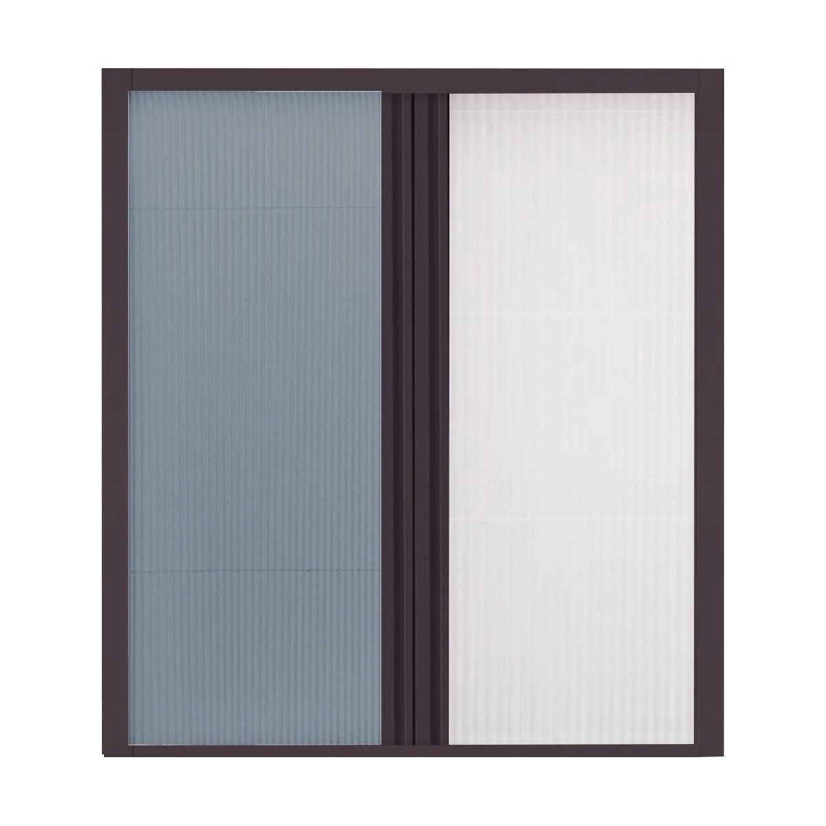 Day Night Cordless Cellular Blinds, Honeycomb Blackout Blinds, Coffee Aluminum Frame Honeycomb Blinds, Cellular Shades Sliding Left and Right for Indoor Use(Blue,115cm Wx 160cm H)