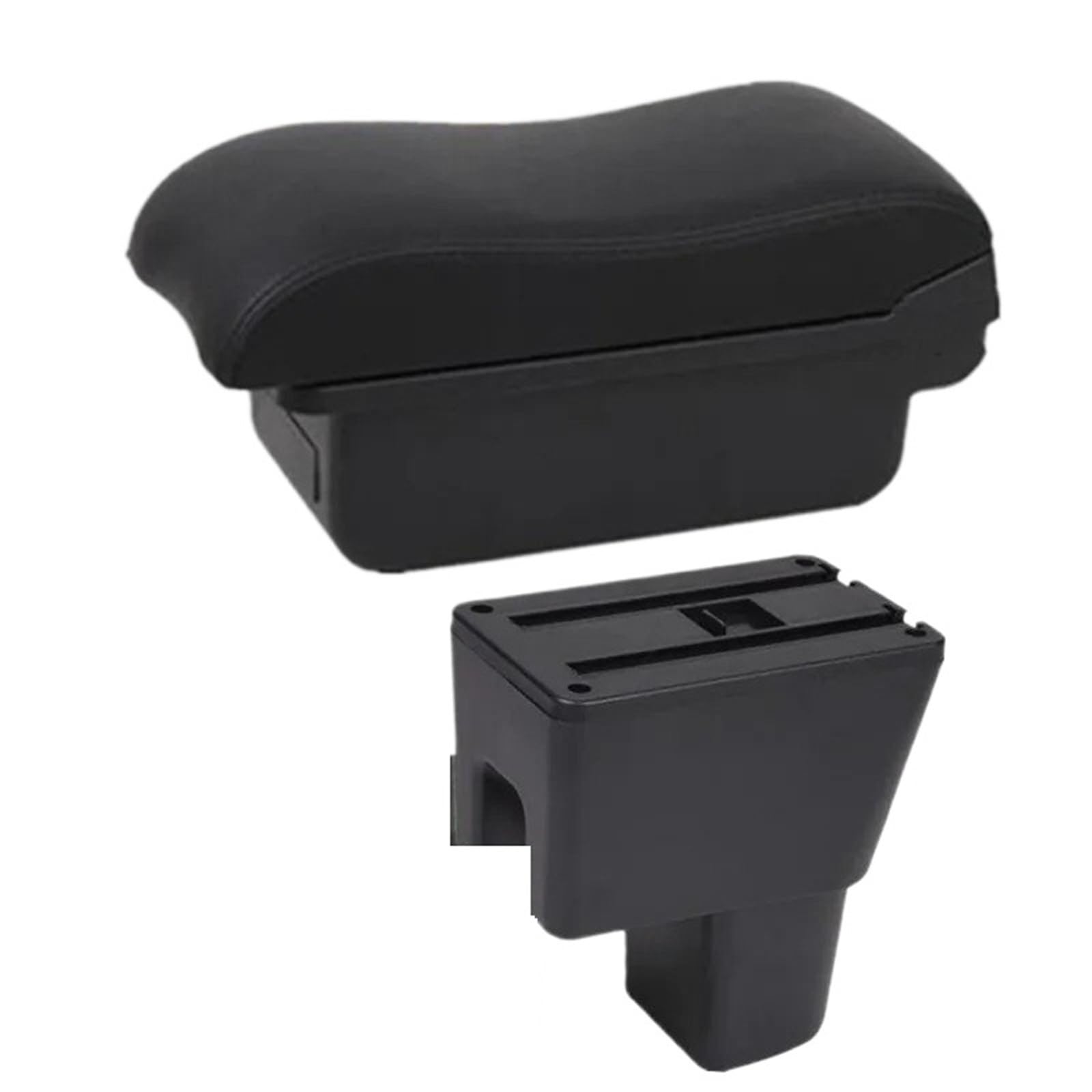 NOKRGQW Car Armrest Box For Suzuki For Celerio Car Armrest Center Storage Box Interior Dedicated Retrofit Accessories(A2 black line No USB)