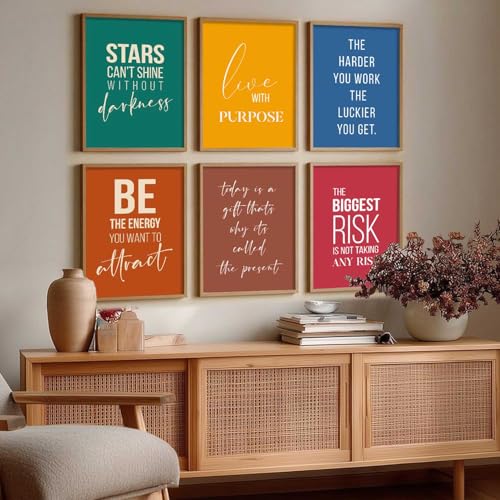 Image of kotart Motivational Quote wall frames for wall hanging, Home decor wall paintings for living room, bed room | Poster with glass frames (10x13, H)