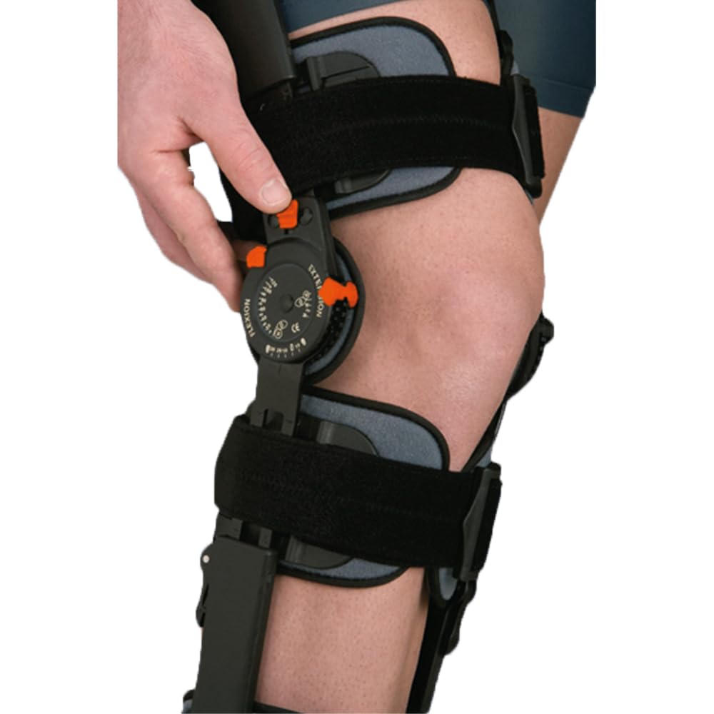 ÓRTESIS DE RODILLA REGULABLE CON BLOQUEO