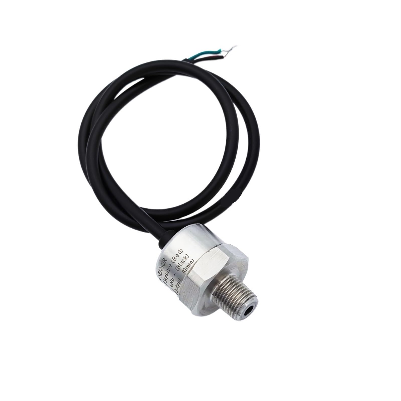 Pressure Sensor Transmitter for Water Oil Fuel Gas air G1/8 5V Ceramic Sensor Stainless Steel 0.5Mpa 1.2Mpa transducer Pressure Sensor(0-1.2Mpa)