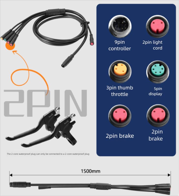 Amazon | 36V 48V 1000W KT 30A 電動自転車 9ピン ブラシレスモーター