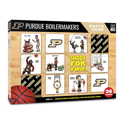 YouTheFan NCAA Purdue Boilermakers Licensed Memory Match Game Medium