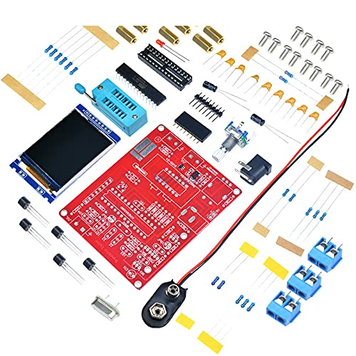 Miniatura 3 de TFT GM328 Mega328 Probador de transistor LCR medidor cuadrado generador de señal de onda kit de bricolaje