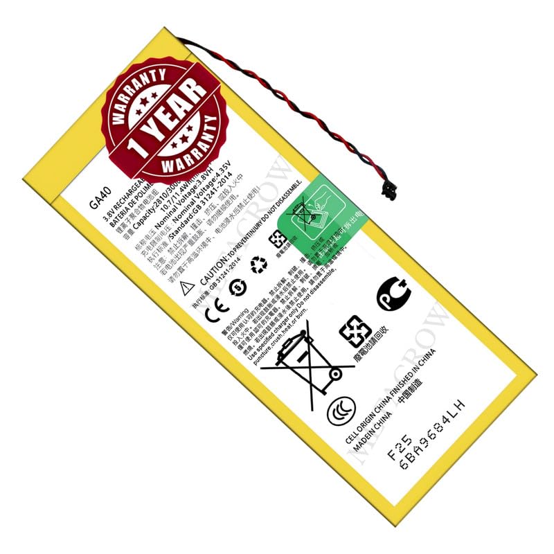 Image of Original GA40 Battery Compatible with Motorola Moto G4 (XT1622, XT1624, XT1625) | G4 Plus (XT1644) - (3000mAh) - 1 Year Warranty BC45
