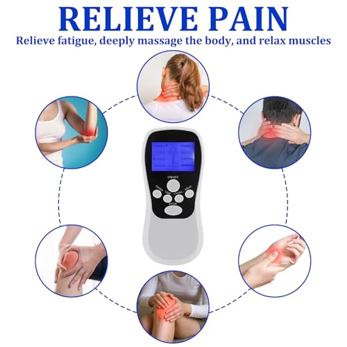 Period Pain Simulator,Wiederaufladbar,Reizstromgeräte Gegen Schmerzen Tensgerät Wehen Simulator,8 Massagemodi 15 Einstellbare Stufen Lindert Schmerzen in Schultern Taille Beinen Und Mehr