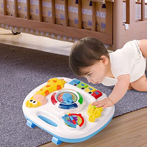 Subao Baby Toys 6 to 12 Months Activity Table Musical Learning Table 9.6X8.6X6.0 Inches Musical Toys Baby 12-18 Months Kids Toddlers Infant Toys for 1 2 3 Years Old Best Gifts - Thumbnail 6