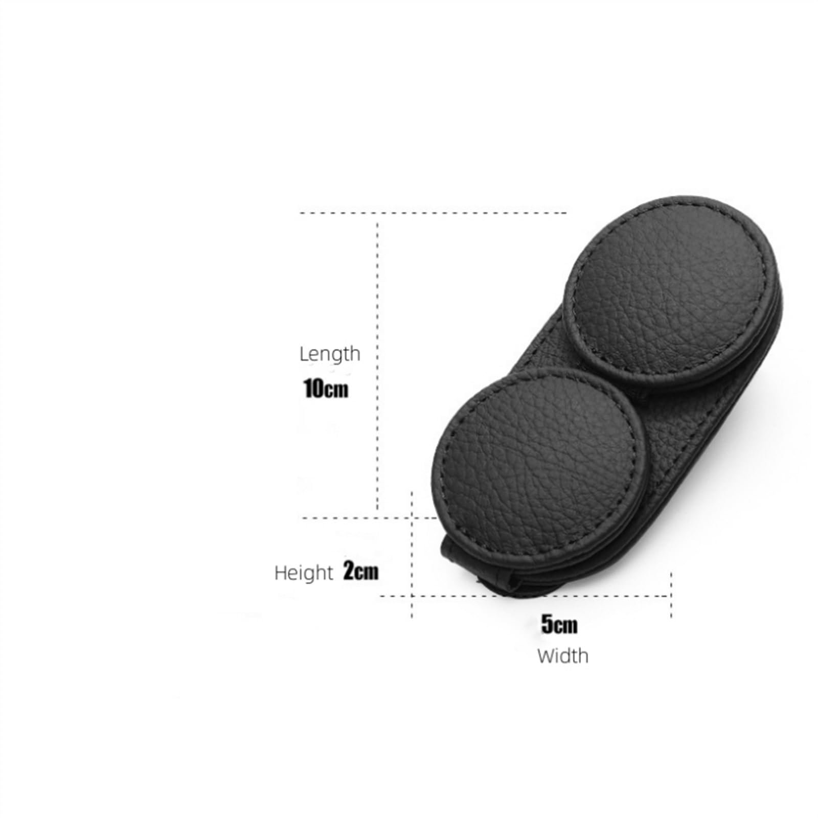Universal Car Interior Tragbare Sonnenblende Brillen Organizer Sonnenbrillenhalter Doppelclips