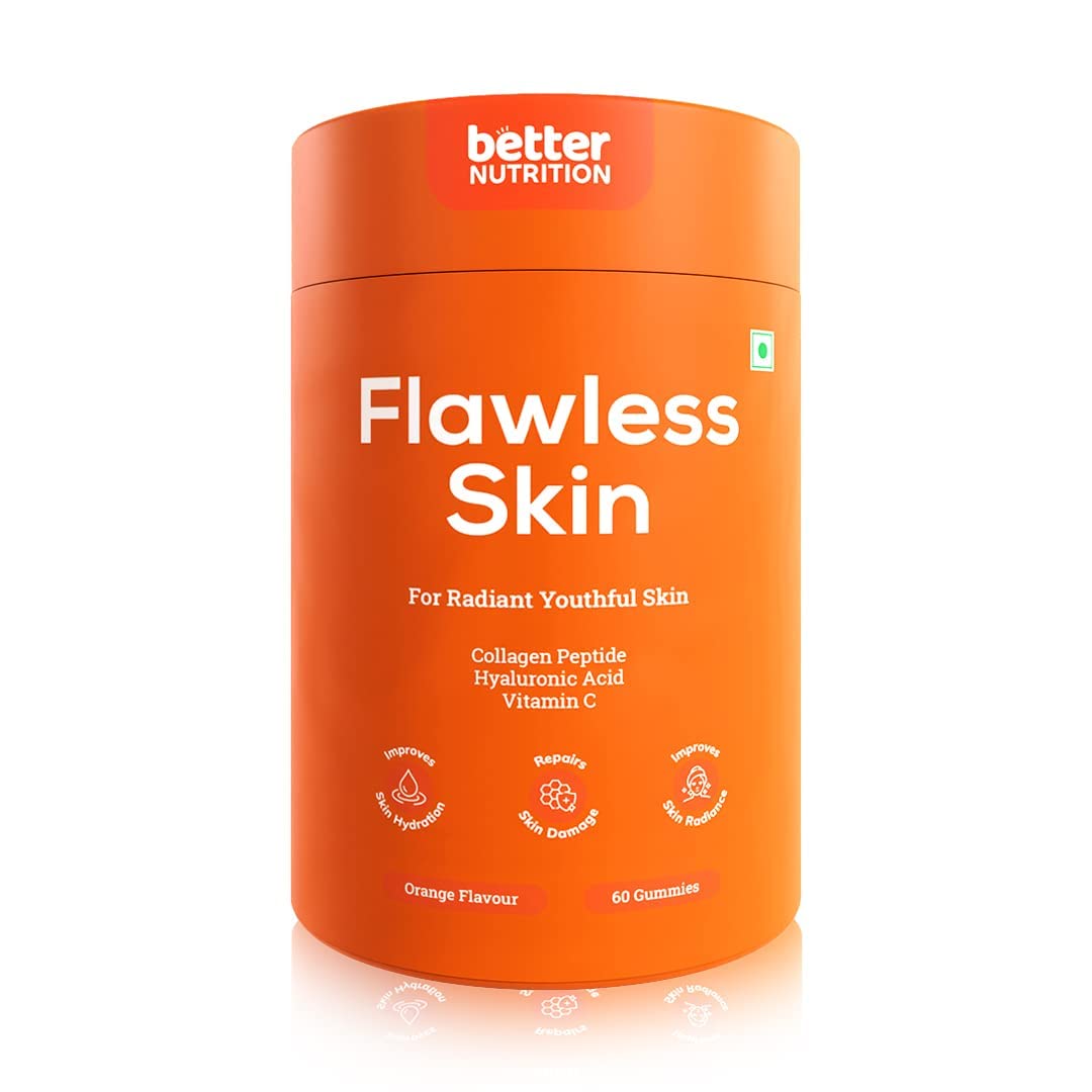 Better Nutrition Flawless Skin Collagen Gummies for Women and Men - 60 Gummy Pack | Hyaluronic Acid & Vitamin C Collagen Gummies | Skin Hydration, Glowing Skin, Elasticity & Fine Lines (B0BNNMKYZN) Amazon Price History, Amazon Price Tracker