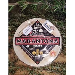 Queso Marantona La Casota Curado: Elaborado con leche cruda de oveja manchega, un sabor auténtico y artesanal. Peso del producto1.05 Kilogramos