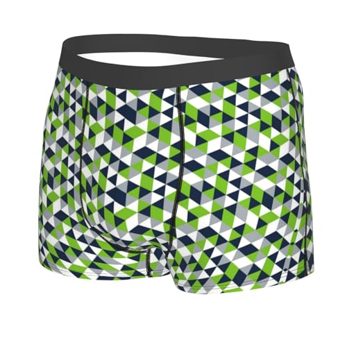 Men's Underwear Geometric Seahawk Moisture-Wicking Boxer Briefs2