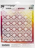 Carabelle Studio Art Printing Square Rubber Texture Plate-Flower Grid