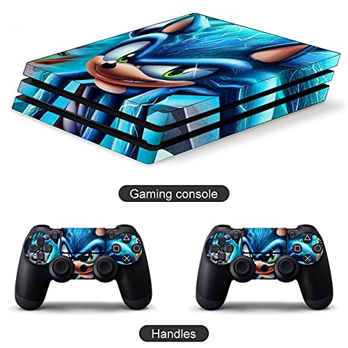Sonic The Hedgehog PS4 controller and console skin sticker protective cover wireless/wired gamepad controller Full body skin Body Vinyl Sticker Decal Cover Skin