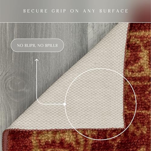 Tapete Maples Rugs Georgina Rojo 116x76 cm miniatura 5