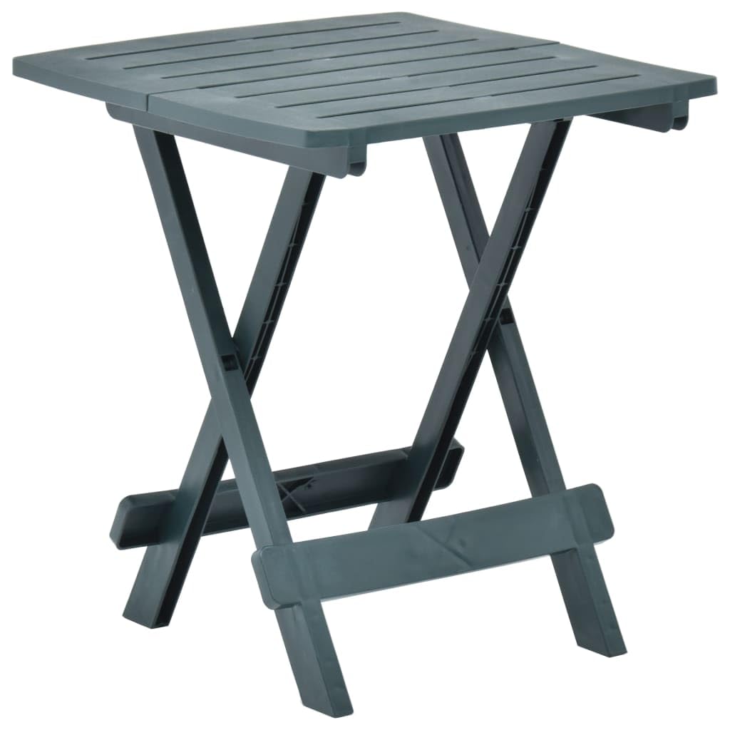 vidaXL Table Pliable de Jardin Vert 45x43x50 cm Plastique