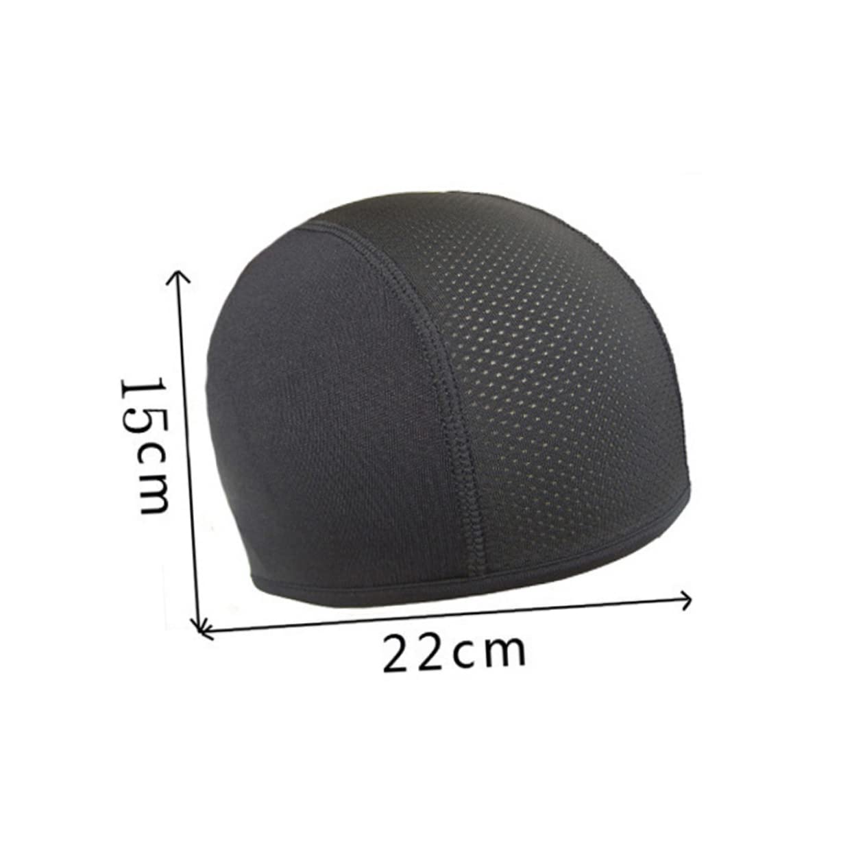 FOMIYES 3pcs Quick Drying Cycling Skull Cap Breathable Sports Helmet Liner for Outdoor Activities Cooling Sweat Absorption Fit for Men and Women Black
