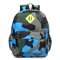 Estwell Boys Girls Backpack Primary Student School Bag Children Camouflage Shoulder Rucksack Travel Sports Daypack