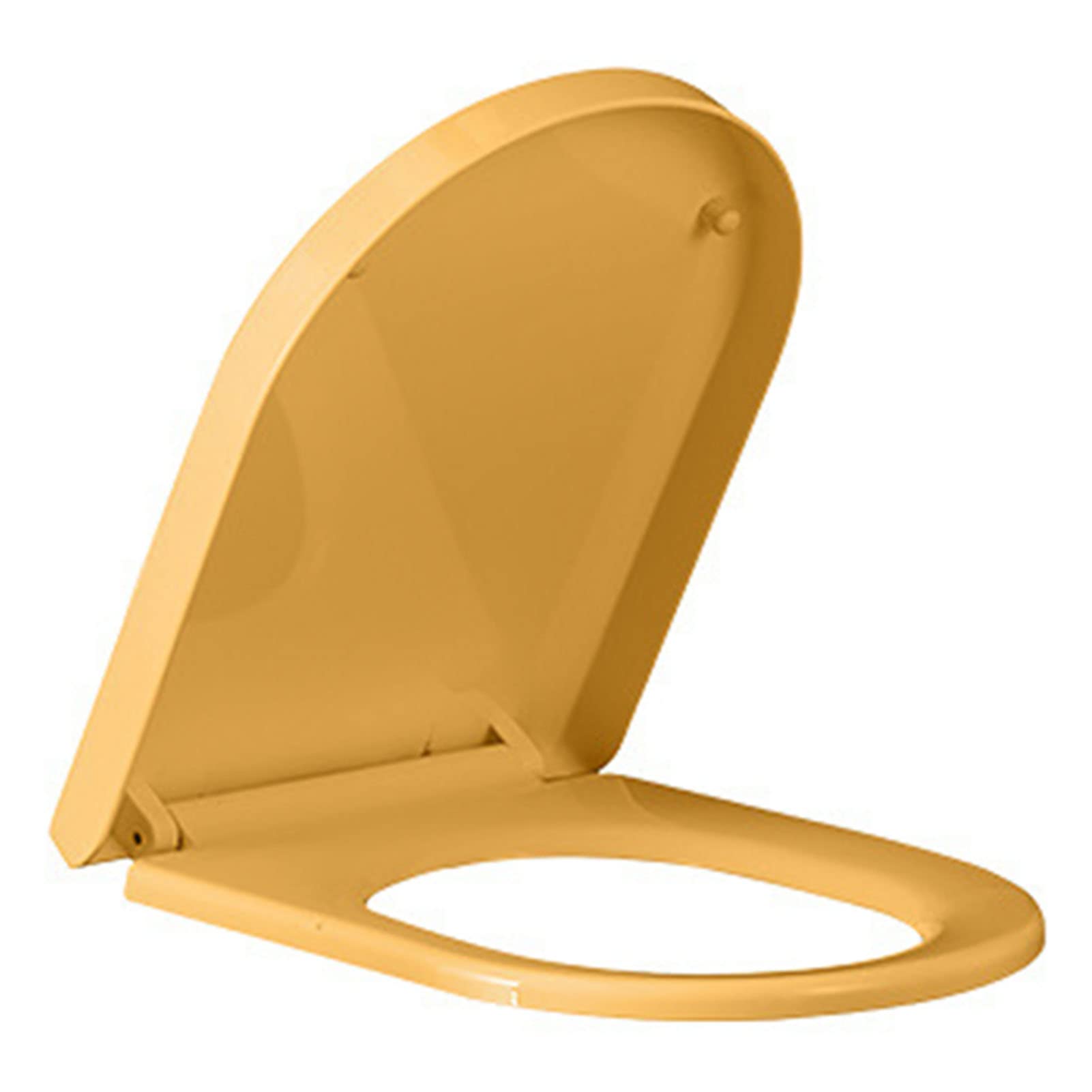FLYIODFCXV Toilet seat, Toilet Seat, Quiet Close, Design and Cover Fits Standard Elongated or O/U shape Toilets(B)