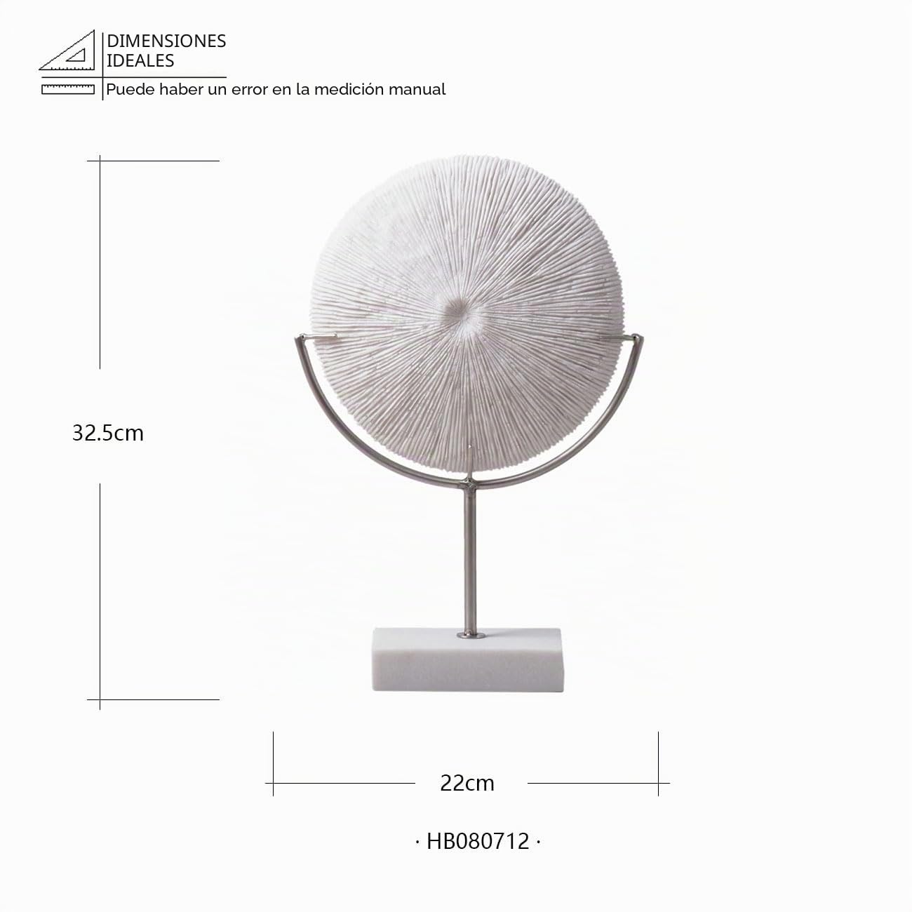 HAUCOZE Escultura Moderna Decoración Abstracta Figura Pantalla Arte Hogar Regalo Interior Adorno Estatua para Estantería Mesa Escritorio Poliresina 33cm