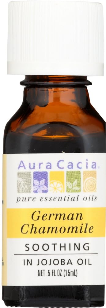 Aura Cacia Prec Ess Oil Grmn Chamo Jojoba2