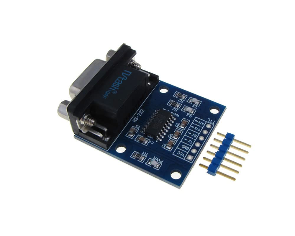 MDFLY RS232 Serial Port to TTL Converter Module LED DB9 Breakout TX RX CTS RTS