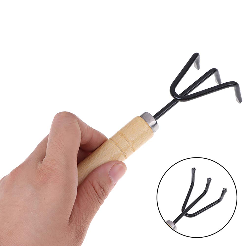 Set Da Giardino 4 Pezzi Con Stampa Floreale, Attrezzi Manici Comfortevoli, Inclusi Cesoia E Forchetta, Regalo Idea