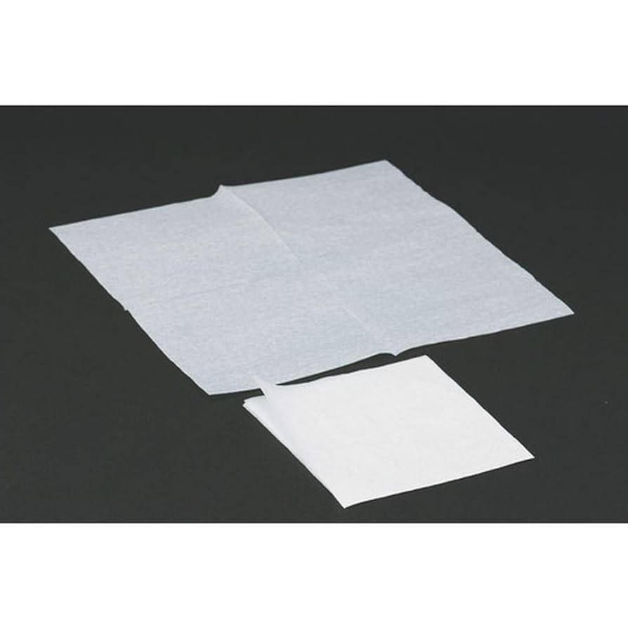 Amazon | 4ッ折ナフキン白無地 25x25cm(100枚x100束) [ 250 x