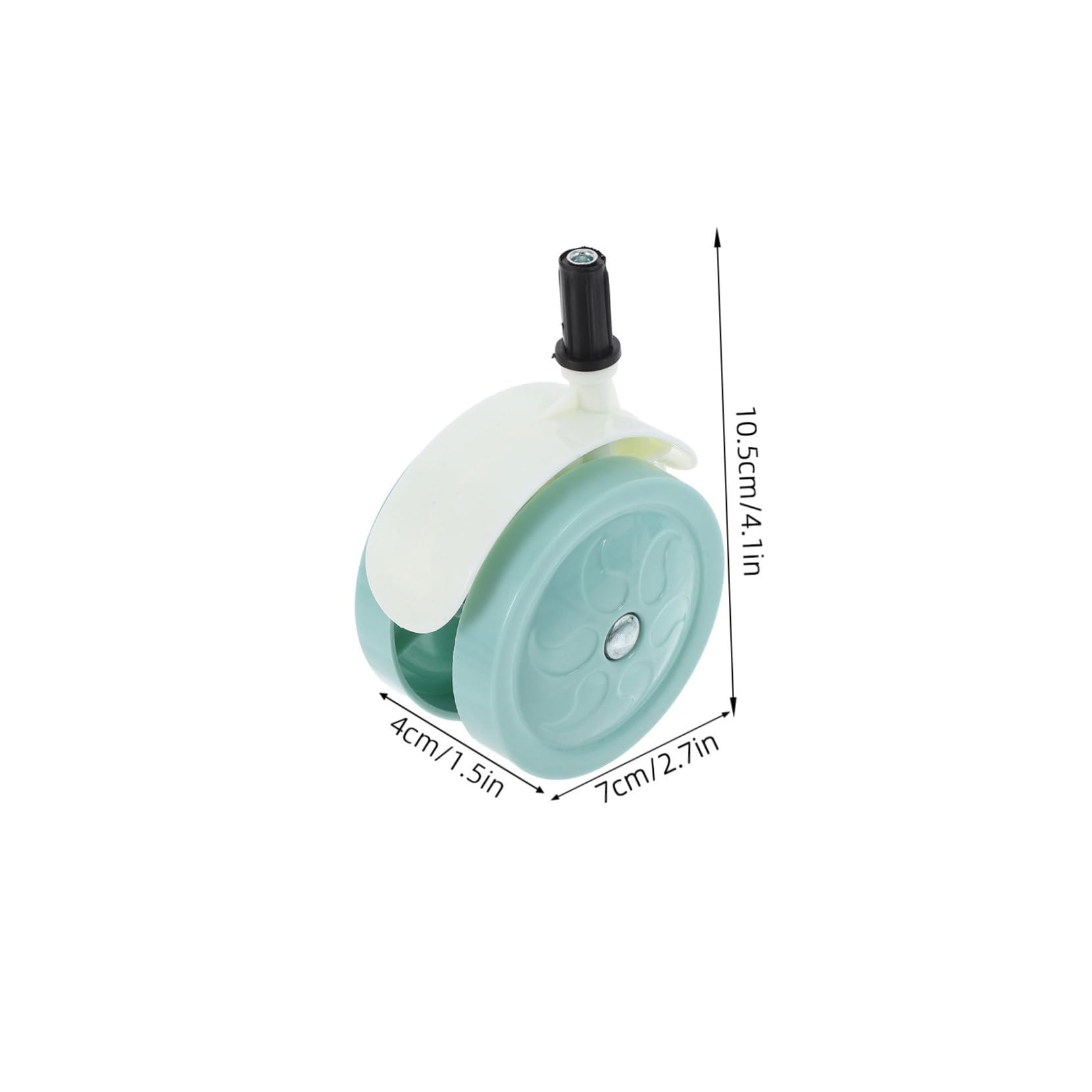 Hohopeti 4 Pcs Silent Infant Walker Wheels Replacement Parts for Strollers Walkers and Dolls Accessories