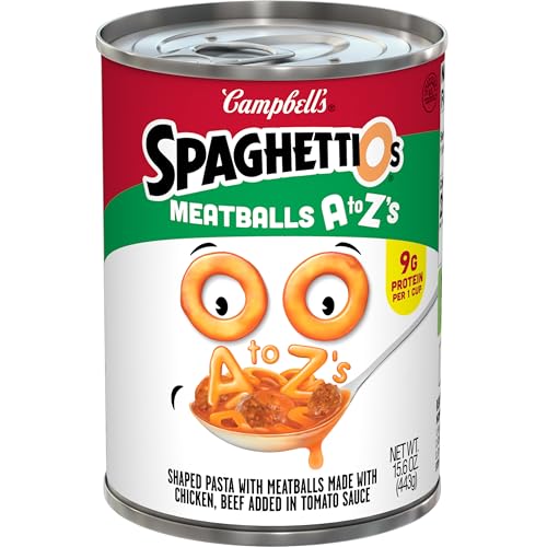 SpaghettiOs A to Z's with Meatballs, 15.6oz