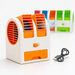 Mini Ar Condicionado Climatizador Vento Umidificador USB