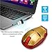 VSVABEFV Cool Wireless Mouse, 2.4 G Portable Ergonomic Optical Ironman Wireless Mouse with USB Receiver | for Notebook PC Laptop Computer MacBook | with 8G USB Flash Drive | 3 Adjustment Levels