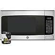 GE JVM3160RFSS 1.6 Cu. Ft. Over-the-Range Microwave Oven Stainless Steel Bundle with 2 YR CPS Enhanced Protection Pack