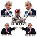 100Pcs Biden DID That Stickers , Joe Biden I Did That Stickers Funny Decal Sticker I Did That Biden...
