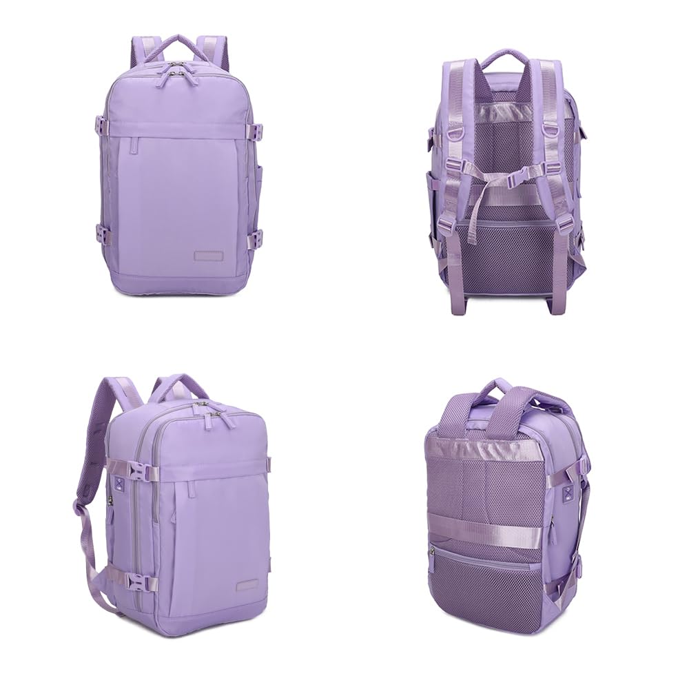 RAYKONG Mochila Cabina Ryanair 40x20x25cm 20L Impermeable Compatible Computadora Portátil 14 Pulgadas Puerto Carga Equipaje Mano Alta Resistencia