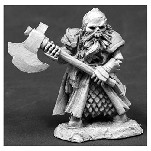 Skeletal Dwarf Reaper Miniatures figurine en metal brut a peindre 03817