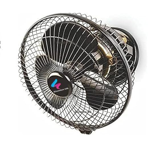 Elixxeton US Cabin Fan Office Fan 12 Inches 300 MM 100 Copp