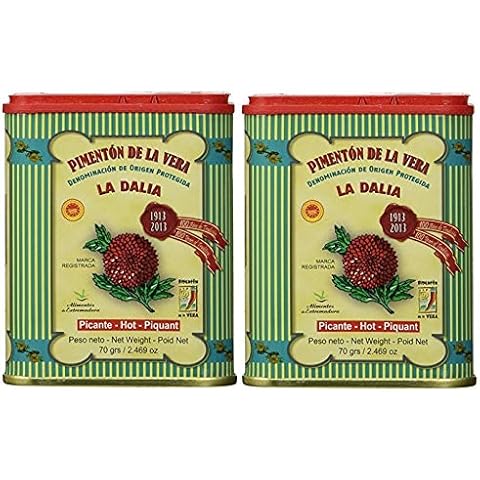 La Dalia Pimenton De La Vera Picante DOP Hot Smoked Paprika(2-Pack) Cover