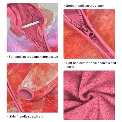 GuoChe Colorful Messy Baby Fleece Jacket3