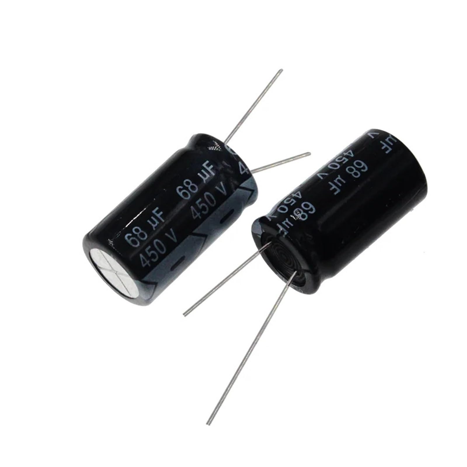 ICXLPMC 5PCS 68uF 450V 68MFD 450WV 18 * 25mm Aluminum Electrolytic Capacitor Radial